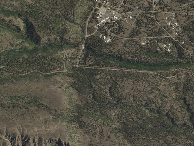 Aerial image of Ponderosa Group Campground