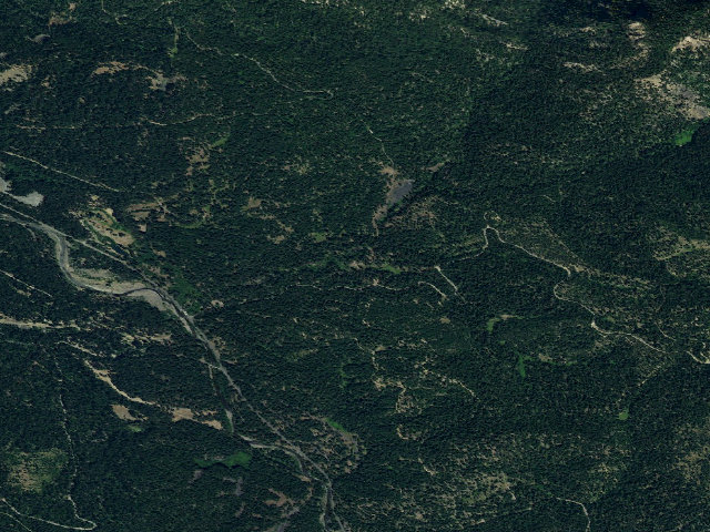 Aerial image of Ponderosa