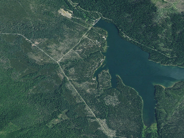 Aerial image of Poole Creek