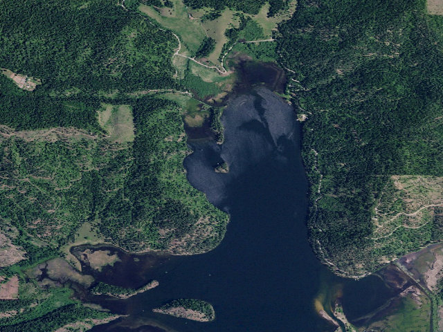 Aerial image of Popcorn Island