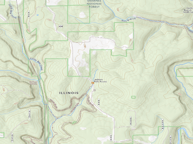 USGS topographic map of Pope County