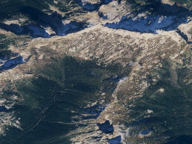 Aerial image of Porcupine Creek