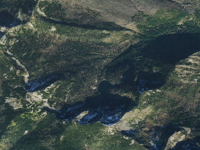 Aerial image of Porcupine Lake