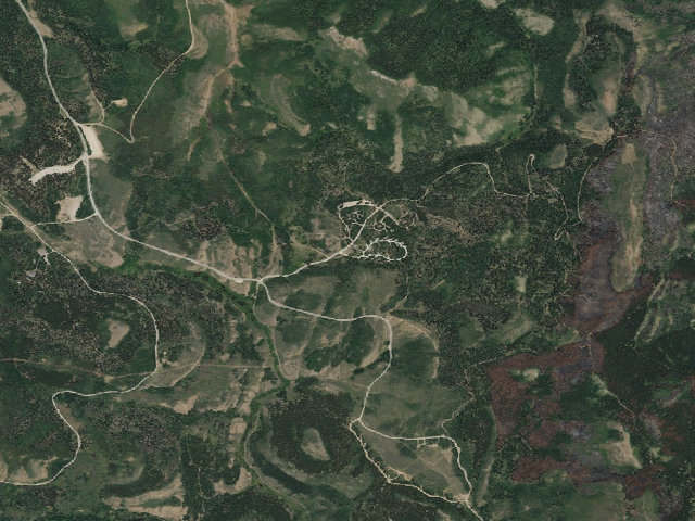 Aerial image of Porcupine Springs Family Campground Loop D