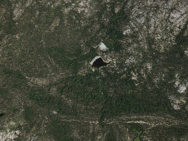 Aerial image of Portal Dispersed Camp