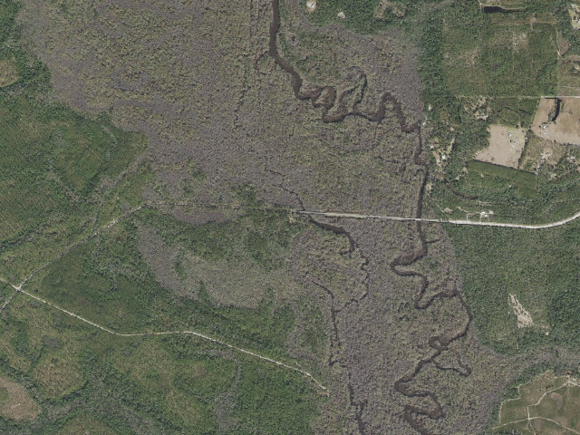 Aerial image of Porter Lake Campground