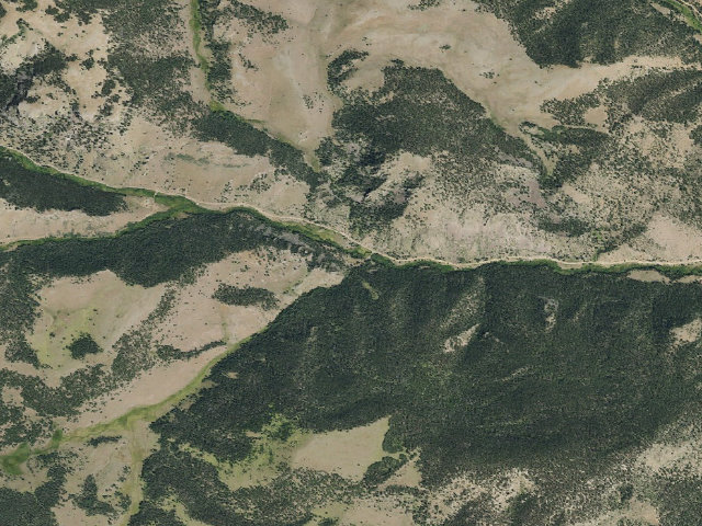 Aerial image of Poso Campground