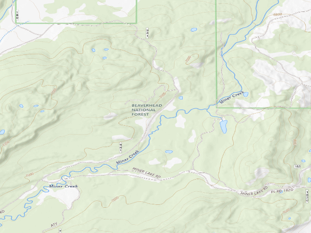 USGS topographic map of Post