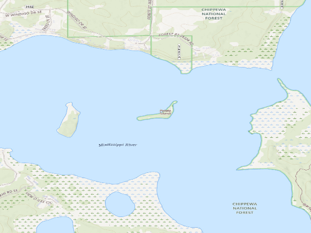 USGS topographic map of Potato Island South C19
