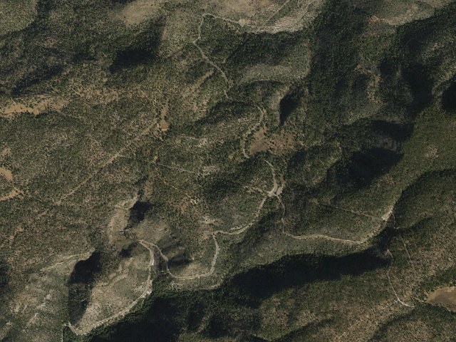 Aerial image of Potato Patch Campground