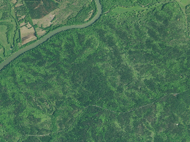 Aerial image of Pouluos Loop