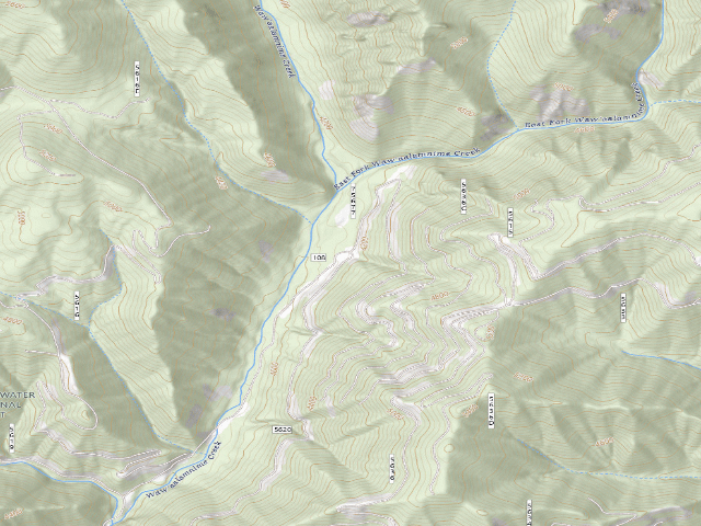 USGS topographic map of Pow108Rd-004