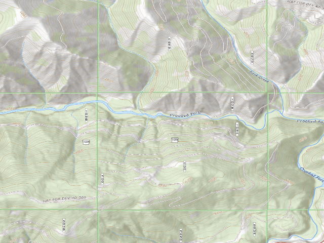 USGS topographic map of Pow109Ard-001