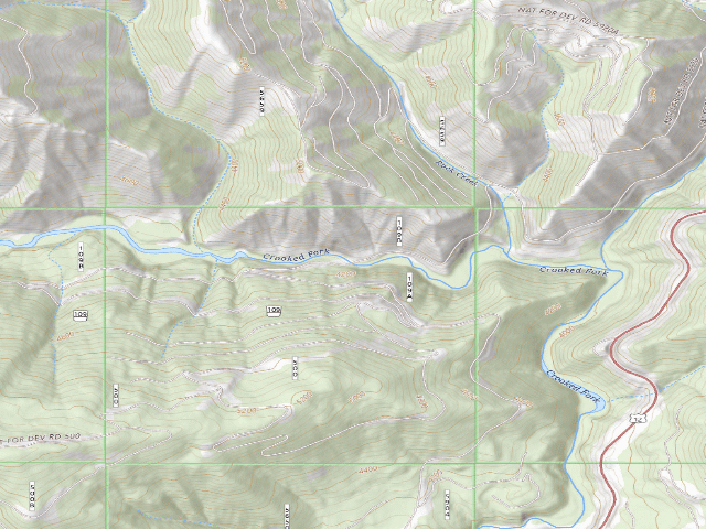 USGS topographic map of Pow109Ard-002
