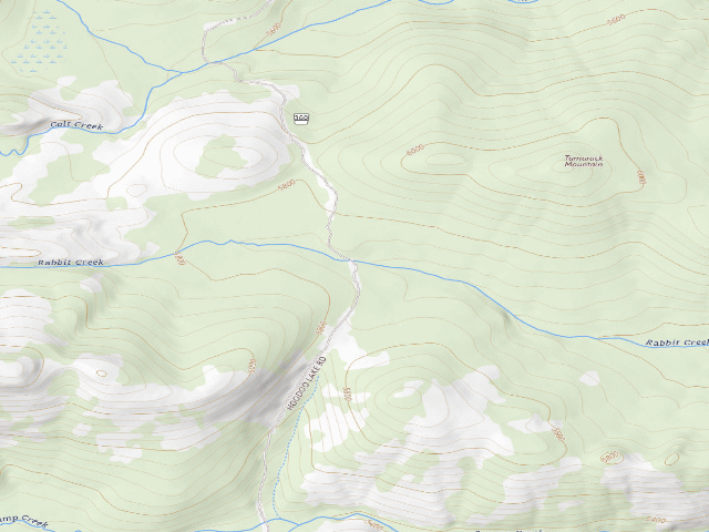 USGS topographic map of Pow111Rd-010