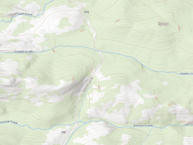 USGS topographic map of Pow111Rd-011 Swamp Crk Th