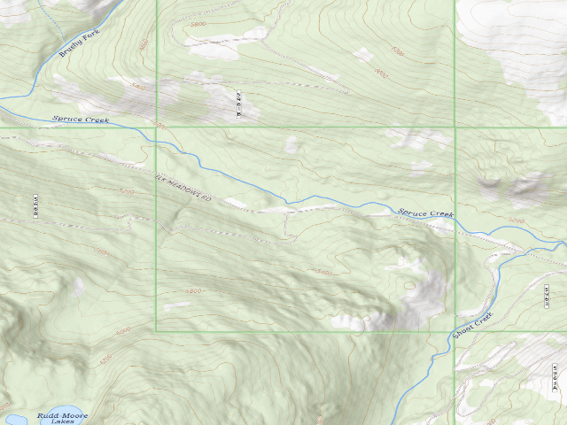 USGS topographic map of Pow373Rd-004