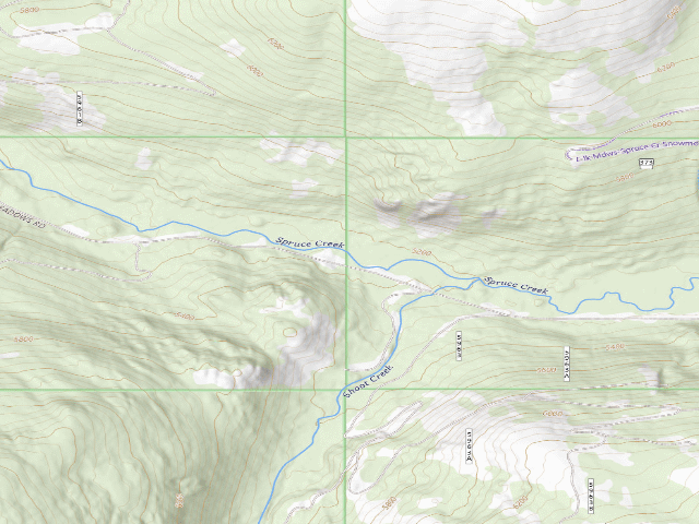 USGS topographic map of Pow373Rd-006