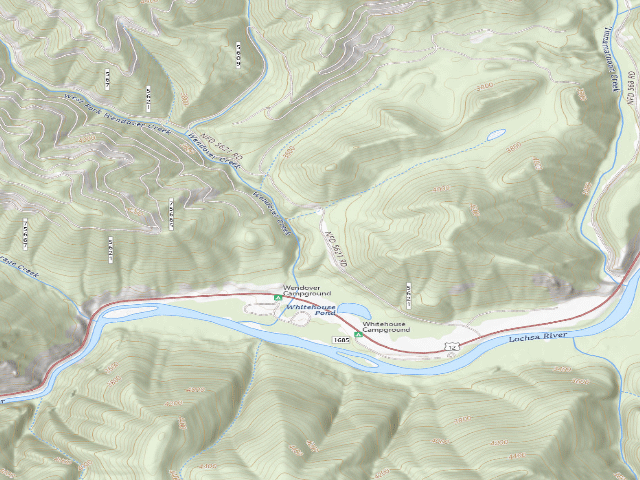 USGS topographic map of Pow5621Rd-001