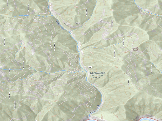 USGS topographic map of Pow5621Rd-004