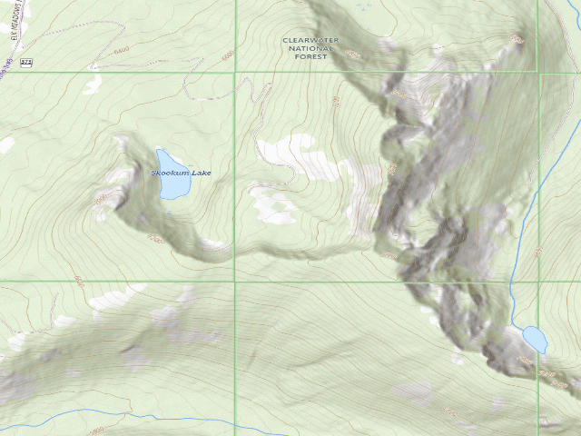 USGS topographic map of Pow7550Rd-006