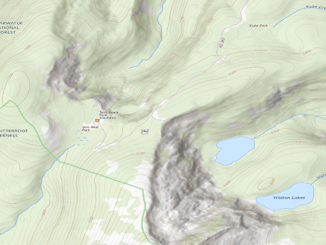 USGS topographic map of Pow79Tr-001