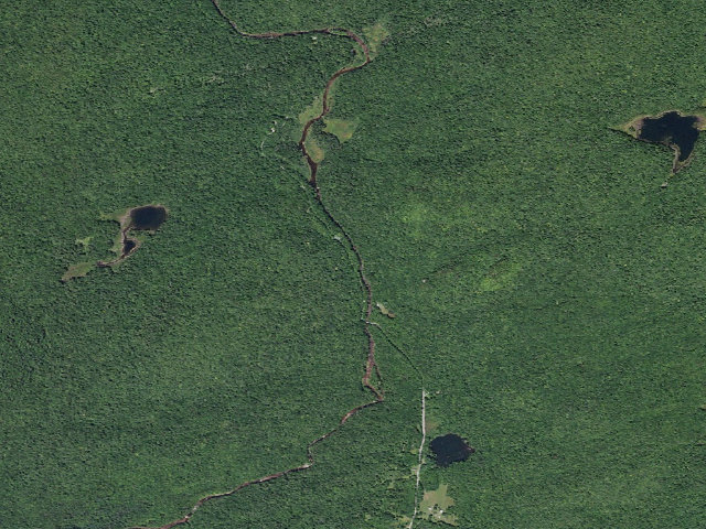 Aerial image of Powley Rd Roadside Campsite #1 (Ferris Lake Wild Forest)