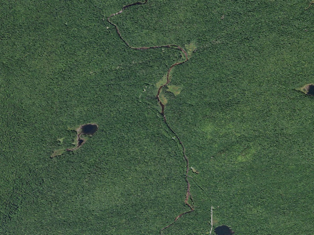 Aerial image of Powley Rd Roadside Campsite #2 (Ferris Lake Wild Forest)