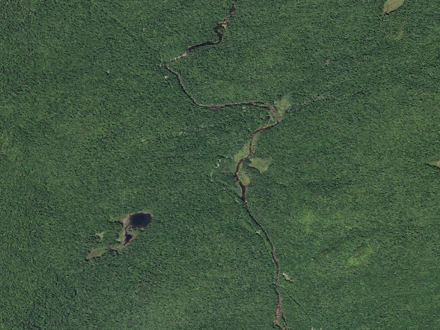 Aerial image of Powley Rd Roadside Campsite #3 (Ferris Lake Wild Forest)