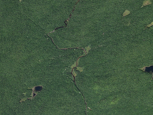 Aerial image of Powley Rd Roadside Campsite #4 (Ferris Lake Wild Forest)