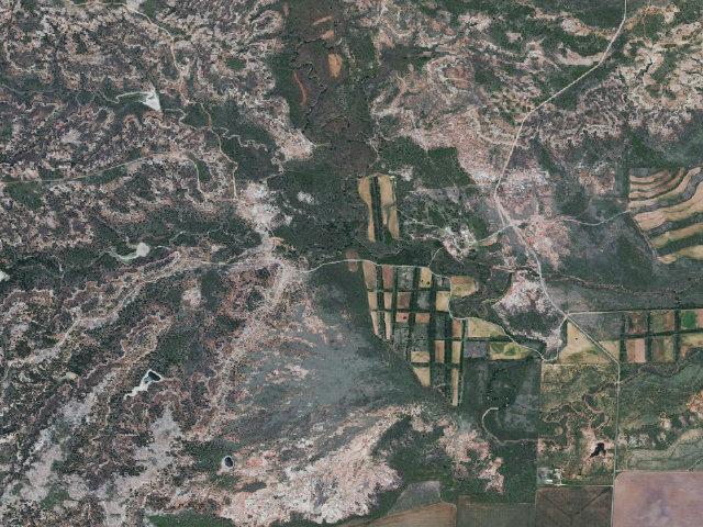 Aerial image of Prairie Dog Camp (Sandy Sanders WMA)