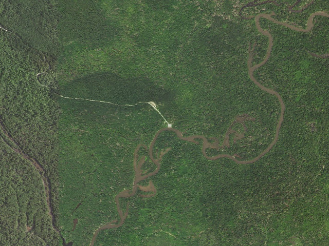 Aerial image of Prairie Island Camping Area