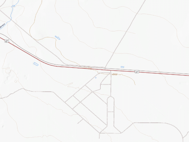 USGS topographic map of Presidio County