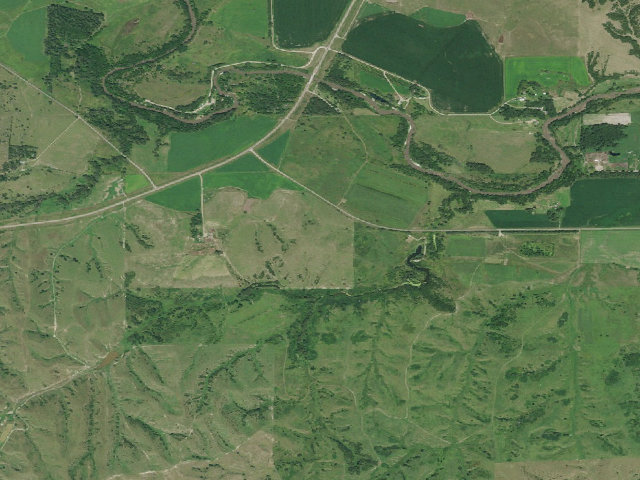Aerial image of Pressey WMA