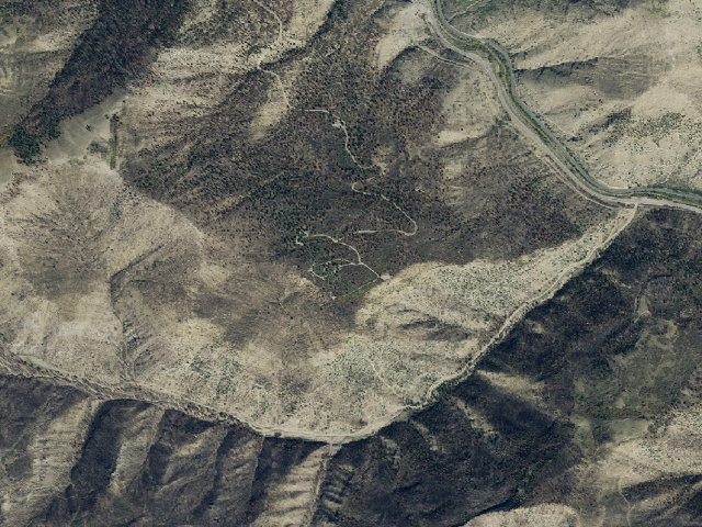 Aerial image of Price Canyon Recreation Area