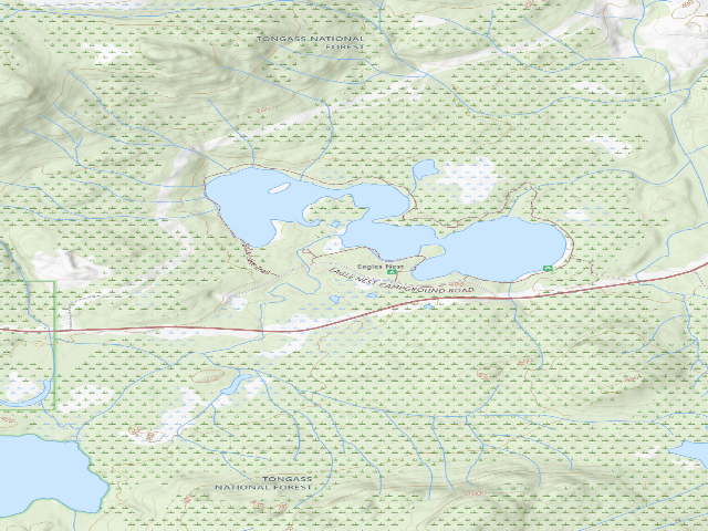 USGS topographic map of Prince of Wales-Hyder Census Area