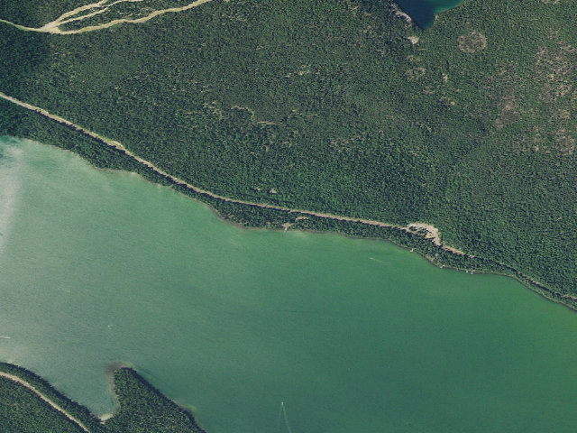 Aerial image of Princess Creek
