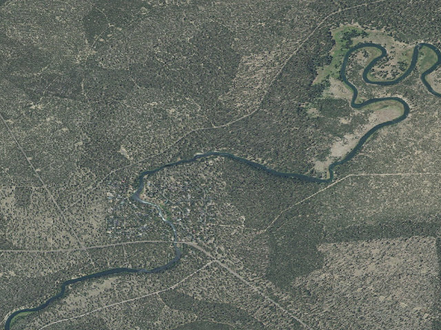 Aerial image of Pringle Falls
