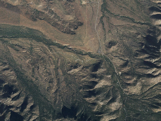 Aerial image of Proctor Road Dispersed Camping