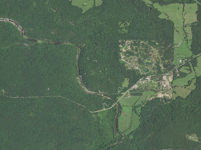 Aerial image of Prospect Camground