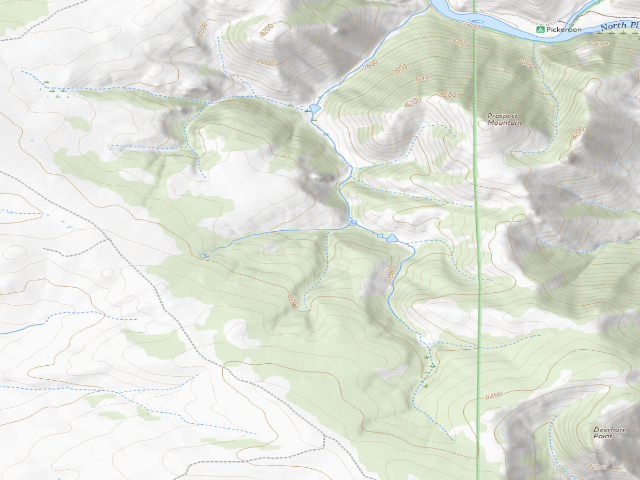 USGS topographic map of Prospect Mountain