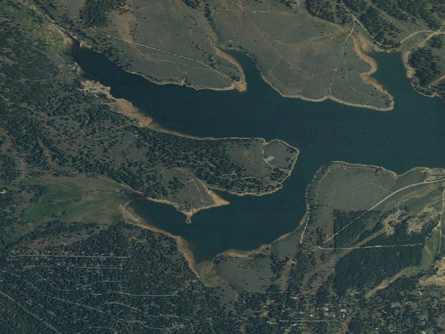Aerial image of Prosser Family Campground