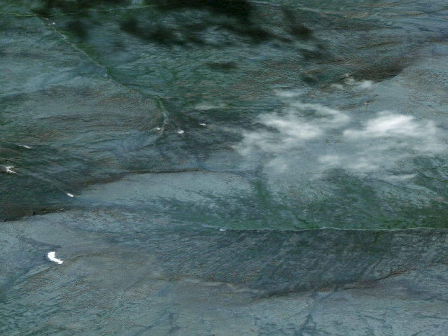 Aerial image of Ptarmigan Creek Shelter Cabin (Pinnell Mountain Trail)