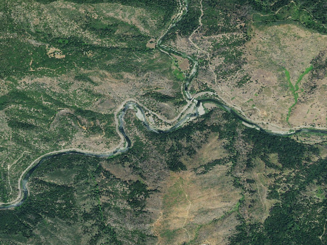 Aerial image of Public camping area