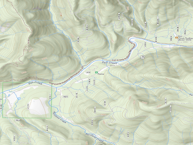 USGS topographic map of Puma