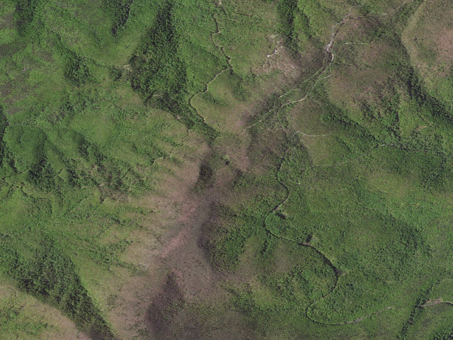 Aerial image of Punchbowl A.T. Shelter
