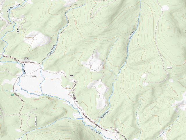USGS topographic map of Purple Flowers