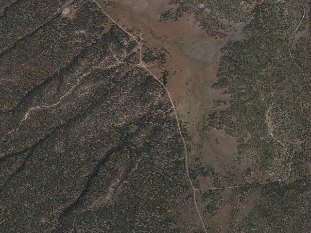Aerial image of Quaking Aspen Campground