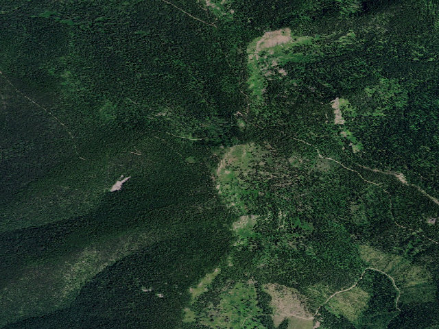 Aerial image of Quarles Peak