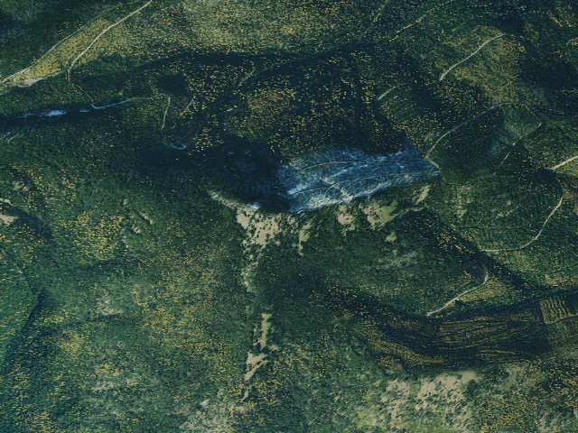 Aerial image of Quartz Lookout